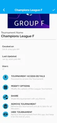 Tournament Manager android App screenshot 6